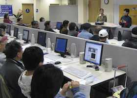 Classroom of students hearing a lecture