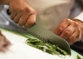 Culinary - Knife Chopping Vegetables